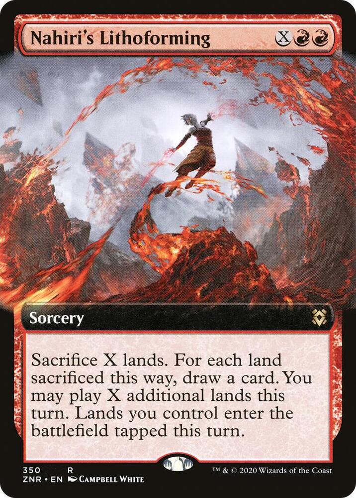 Nahiri's Lithoforming (Extended Art) card image