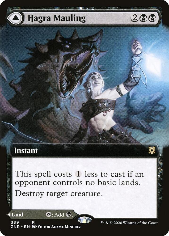 Hagra Mauling (Extended Art) card image