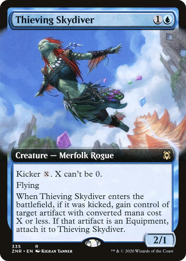 Thieving Skydiver (Extended Art) card image
