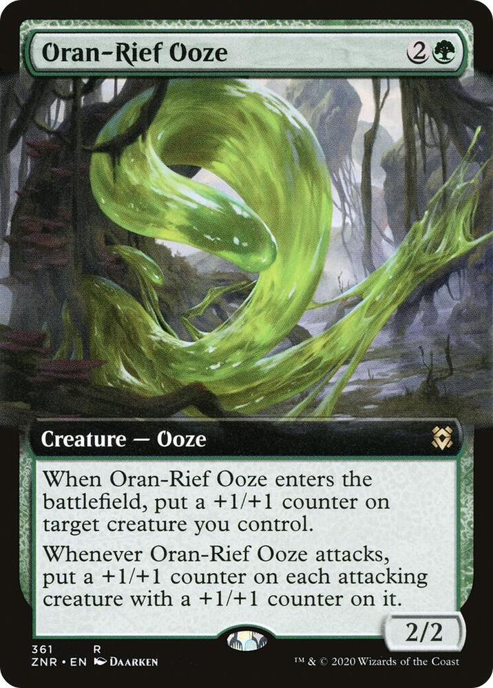 Oran-Rief Ooze (Extended Art) card image