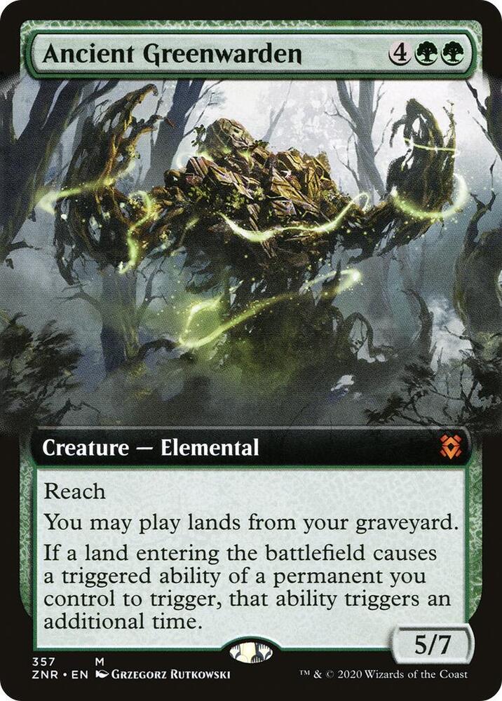 Ancient Greenwarden (Extended Art) card image