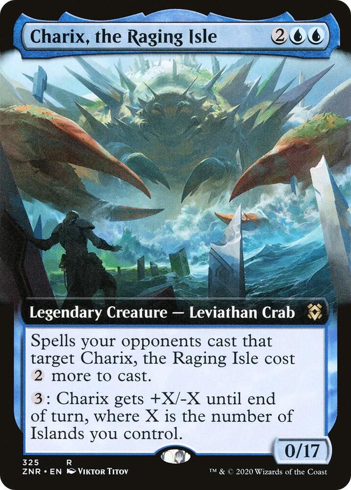 Charix, the Raging Isle (Extended Art) card image