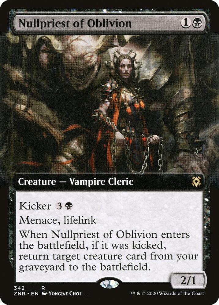Nullpriest of Oblivion (Extended Art) card image