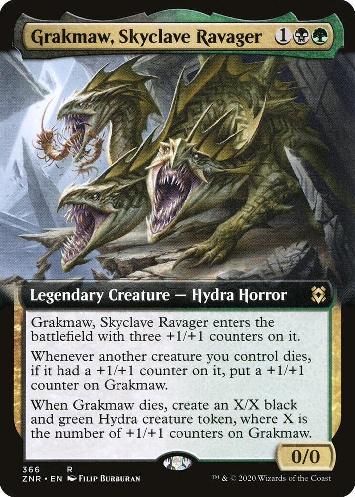 Grakmaw, Skyclave Ravager (Extended Art) card image