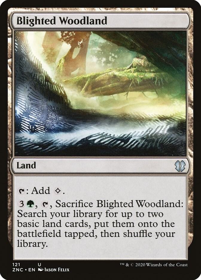 Blighted Woodland card image