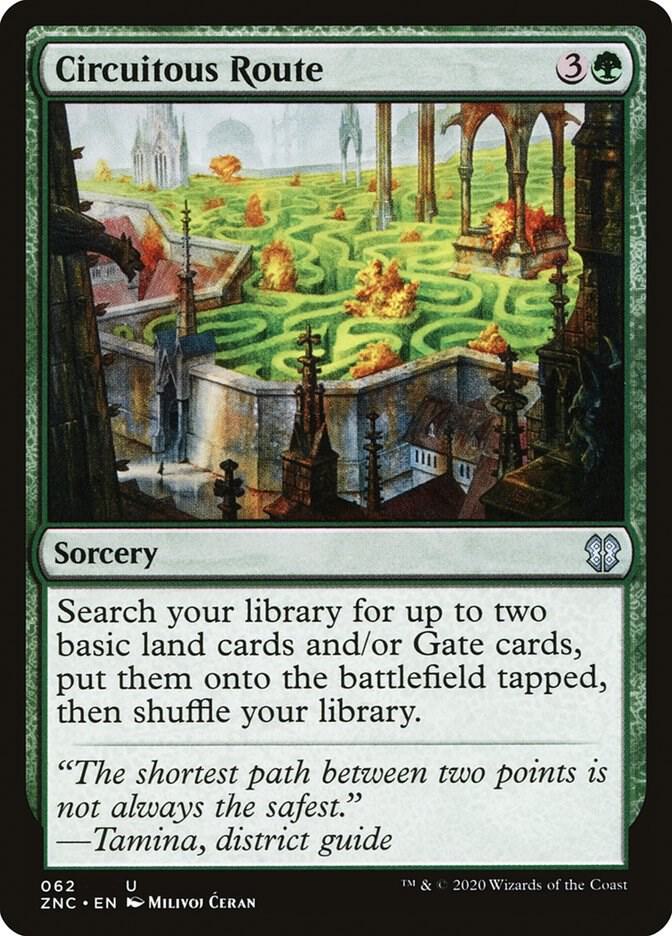 Circuitous Route card image
