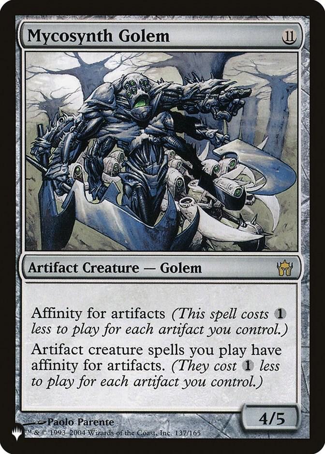 Mycosynth Golem card image