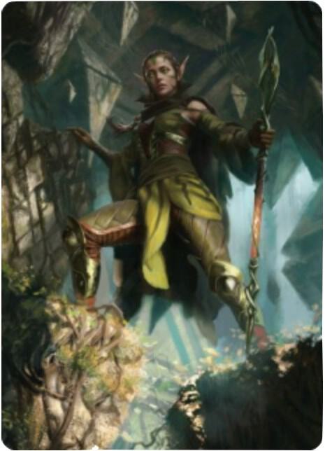 Nissa of Shadowed Boughs Art Card (5/81) card image
