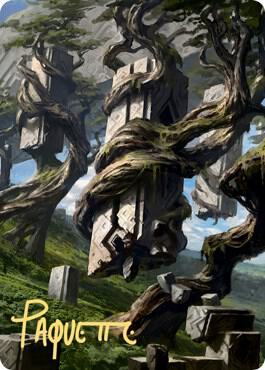 Forest Art Card (20/81) (Gold-Stamped Signature) card image