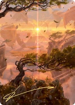 Windswept Heath Art Card (Gold-Stamped Signature) card image