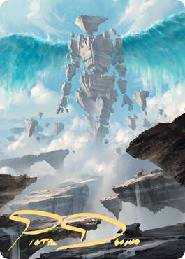 Celestial Colonnade Art Card (Gold-Stamped Signature) card image
