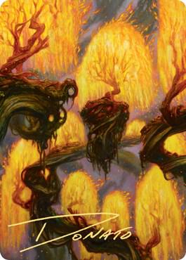 Grove of the Burnwillows Art Card (Gold-Stamped Signature) card image