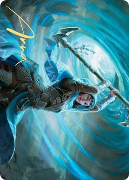 Sea Gate Stormcaller Art Card (Gold-Stamped Signature) card image