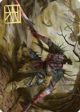 Highborn Vampire Art Card (Gold-Stamped Signature) card image