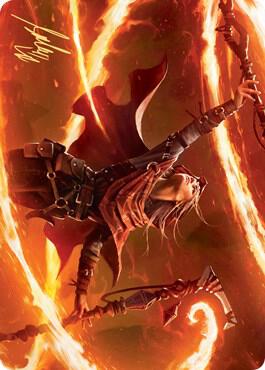 Magmatic Channeler Art Card (Gold-Stamped Signature) card image