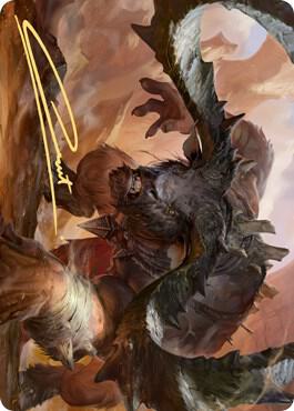 Moraug, Fury of Akoum Art Card (Gold-Stamped Signature) card image