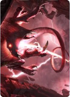 Thundering Rebuke Art Card card image