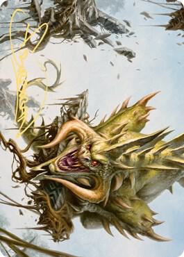 Canopy Baloth Art Card (Gold-Stamped Signature) card image