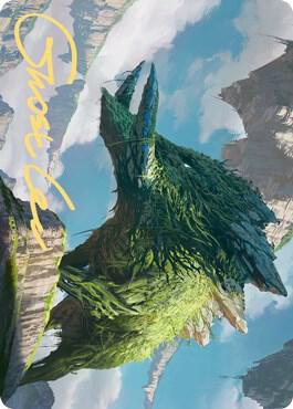 Yasharn, Implacable Earth Art Card (Gold-Stamped Signature) card image