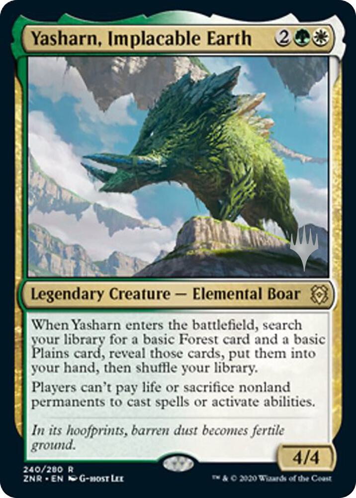 Yasharn, Implacable Earth card image