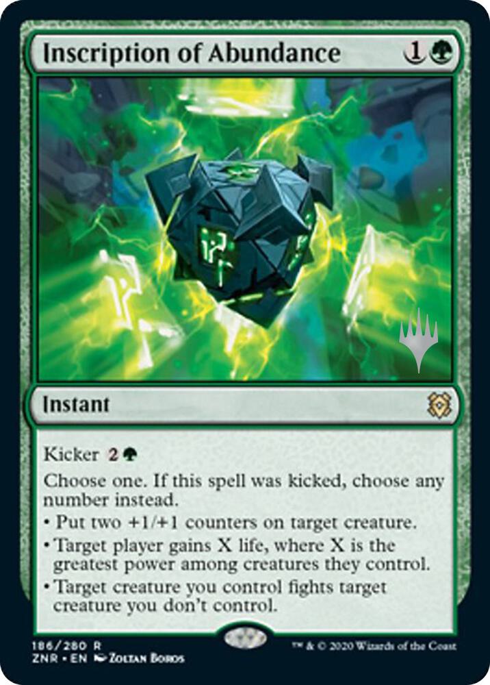 Inscription of Abundance card image