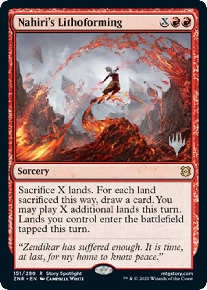 Nahiri's Lithoforming card image