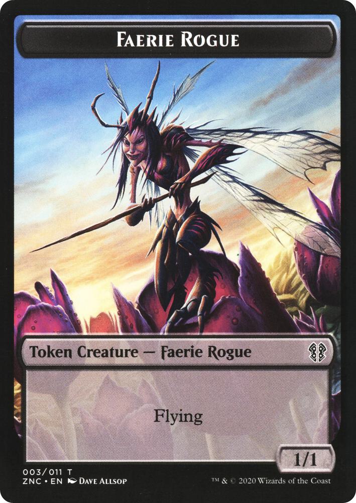 Faerie Rogue // Goblin Rogue Double-Sided Token card image