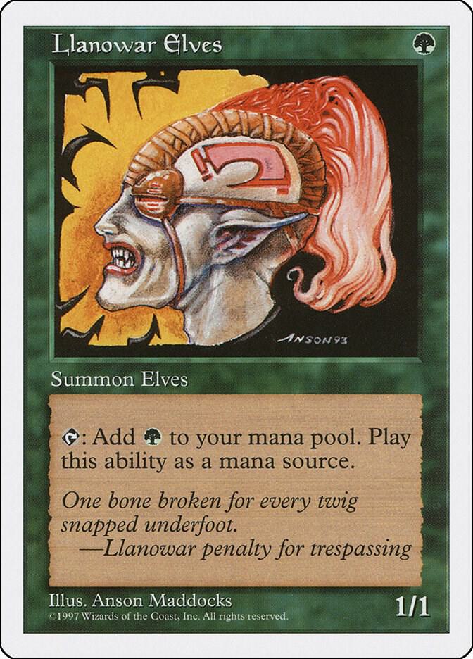 Llanowar Elves card image