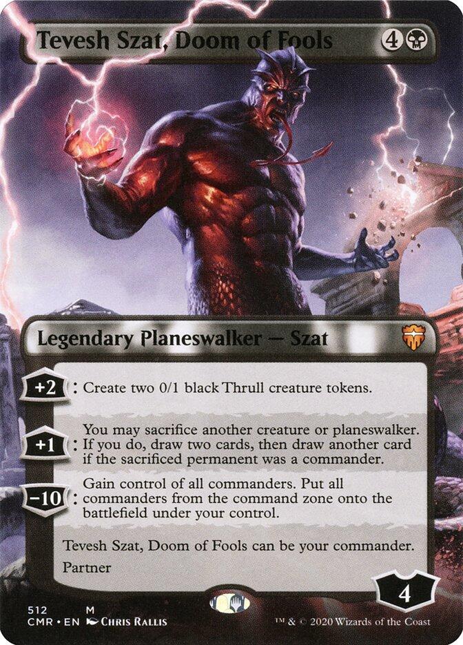 Tevesh Szat, Doom of Fools (Borderless) card image