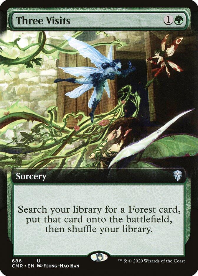 Three Visits (Extended Art) card image