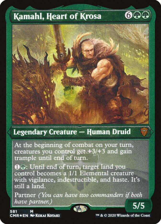 Kamahl, Heart of Krosa (Foil Etched) card image