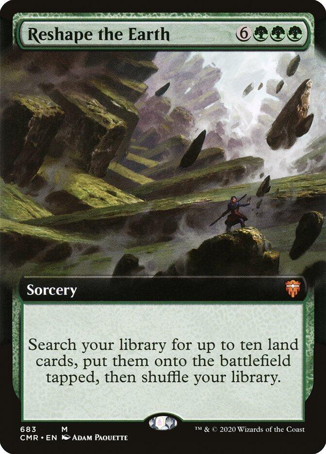 Reshape the Earth (Extended Art) card image