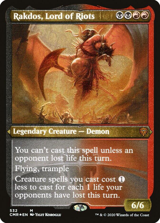 Rakdos, Lord of Riots (Foil Etched) card image
