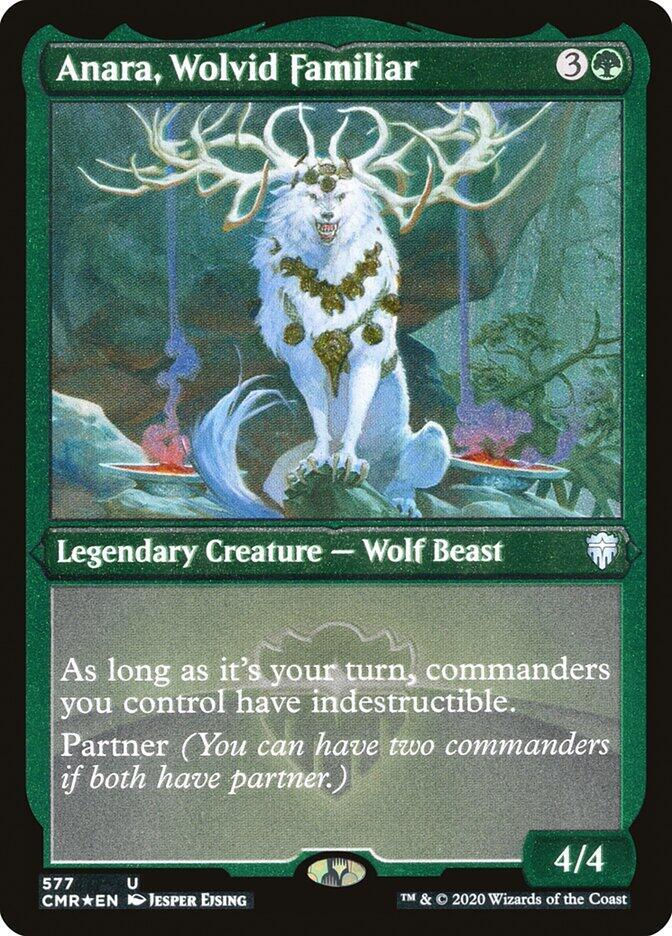 Anara, Wolvid Familiar (Foil Etched) card image