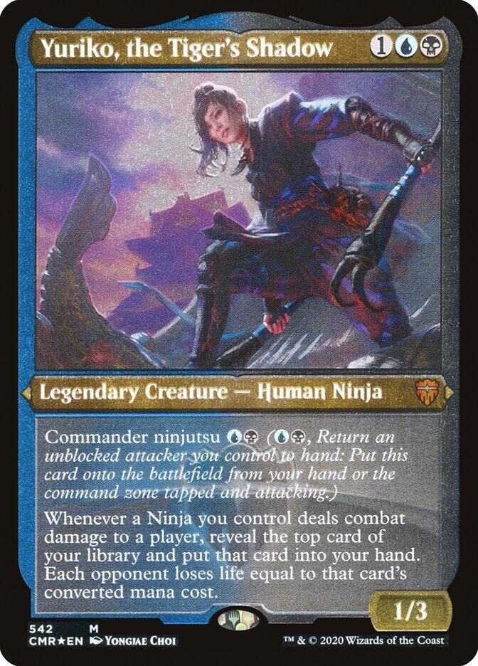 Yuriko, the Tiger's Shadow (Foil Etched) card image