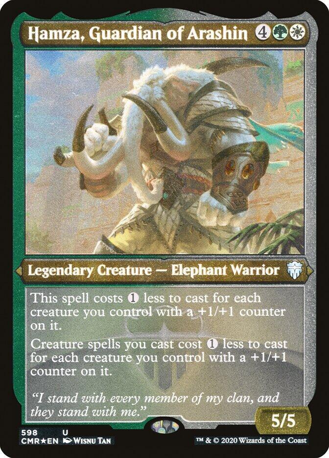 Hamza, Guardian of Arashin (Foil Etched) card image