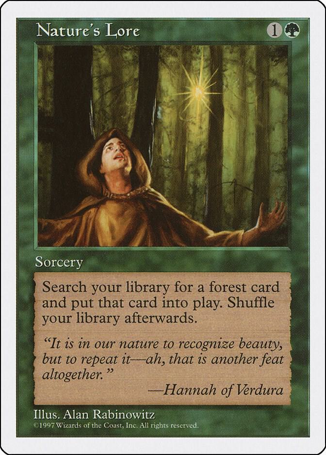Nature's Lore card image
