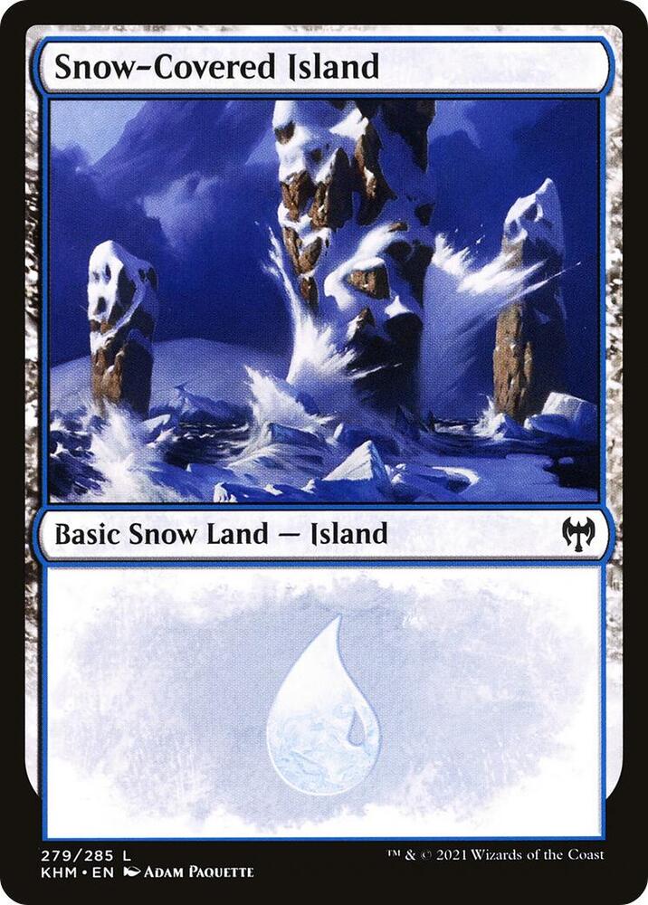 Snow-Covered Island (279) card image