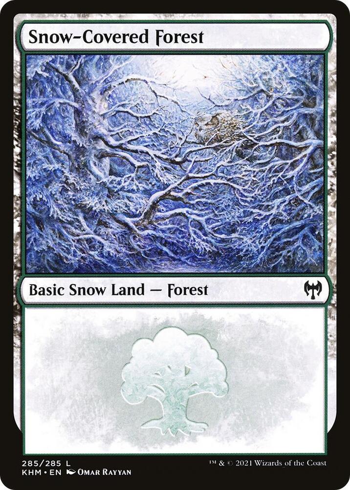 Snow-Covered Forest (285) card image