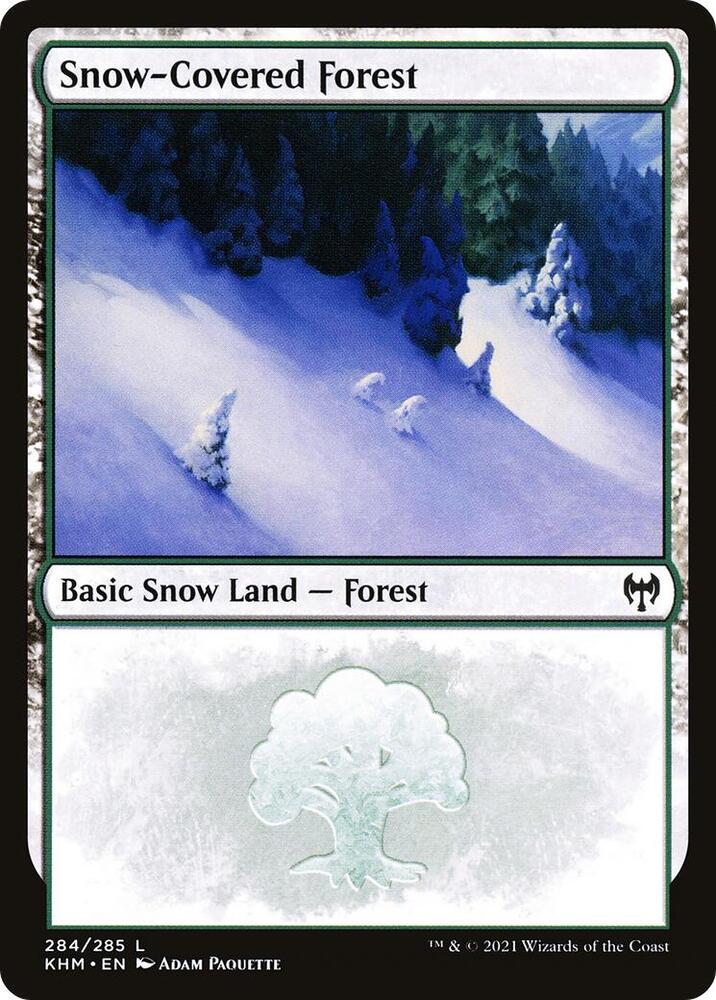 Snow-Covered Forest (284) card image