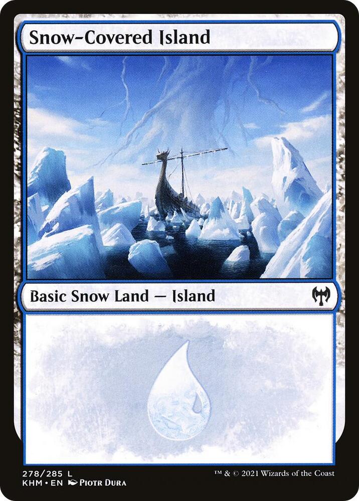 Snow-Covered Island (278) card image