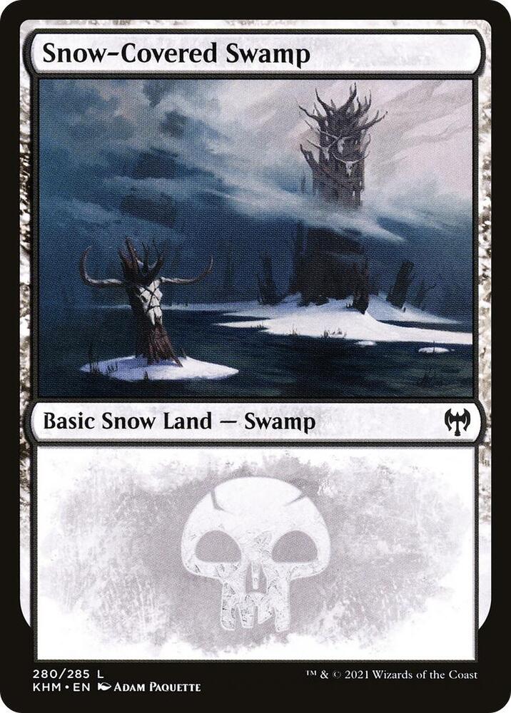 Snow-Covered Swamp (280) card image