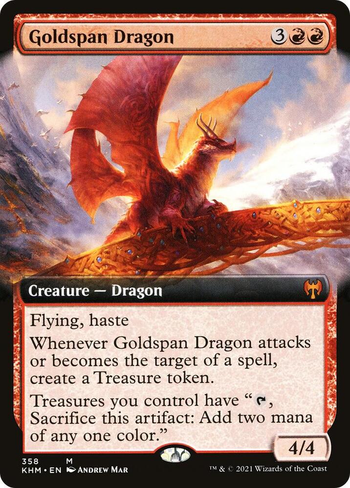 Goldspan Dragon (Extended Art) card image