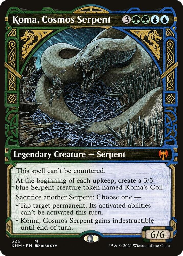 Koma, Cosmos Serpent (Showcase) card image