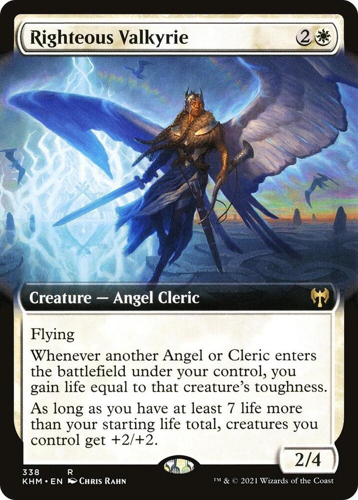 Righteous Valkyrie (Extended Art) card image