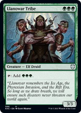 Llanowar Tribe card image