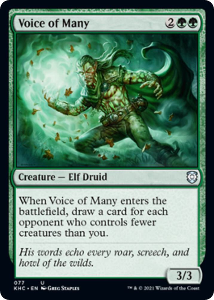 Voice of Many card image