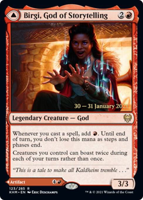 Birgi, God of Storytelling card image