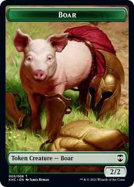 Boar // Spirit Double-Sided Token card image