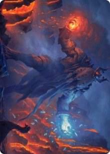 Aegar, the Freezing Flame Art Card card image